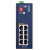 PLANET IPOE-470 IP30 Indu 4-prt 10/100/1000T 95W 802.3bt PoE   Inj Hub  240 Watts PoE budget 