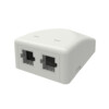 COMMSCOPE Surface Mount Box  universal  two ports  white