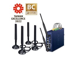 PLANET ICG-2515W-NR Industrial 5G NR Cellular Wireless Gateway with 5-Port 10/100/1000T