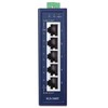 PLANET IP30 Compact size 5-Port 10/100/1000T Gigabit Ethernet Switch  -40 75 degrees C  UL certified