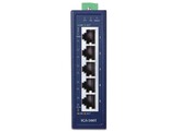 PLANET IP30 Compact size 5-Port 10/100/1000T Gigabit Ethernet Switch  -40 75 degrees C  UL certified