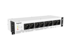 LEGRAND UPS Keor PDU 800VA - with 8 outlets 2P T for 19  rack- height 2U - VFD  Offline  - white