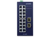 PLANET IGS-1820TF IP30 Industrial 16-Port 10/100/1000T   2-Port 1000X SFP Gigabit Ethernet Switch