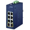 PLANET IGS-820TF IP30  Compact size 6-Port 10/100/1000T   2-Port 100/1000/2500X SFP Gigabit Ethernet