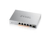 ZYXEL XMG-105 5 Ports 2 5G   1 SFP   4 ports 70W total PoE   MultiGig unmanaged Desktop Switch