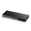 ZYXEL GS1100-10HPv2  unmanaged PoE 8x Gigabit  2x Fiber Uplink  130 Watt PoE