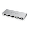 ZYXEL XGS1210-12 v2  12-Port webmanaged Desktop Switch with 8 1GbE   2 2.5GbE   2 SFP 