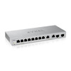 ZYXEL XGS1210-12 v2  12-Port webmanaged Desktop Switch with 8 1GbE   2 2.5GbE   2 SFP 