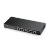 ZYXEL GS1915-8  8-port GbE Smart Switch  hybrid/standalone or NebulaFlex Cloud  desktop  fanless