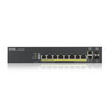 ZYXEL GS1920-8HPv2  10-Port Smart Managed Switch  8 GbE  2 GbE/SFP  NebulaFlex Cloud  130W  fanless