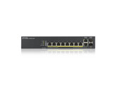 ZYXEL GS1920-8HPv2  10-Port Smart Managed Switch  8 GbE  2 GbE/SFP  NebulaFlex Cloud  130W  fanless