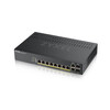 ZYXEL GS1920-8HPv2  10-Port Smart Managed Switch  8 GbE  2 GbE/SFP  NebulaFlex Cloud  130W  fanless