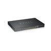 ZYXEL GS1920-24HPv2  28-Port Smart Managed Switch 24 GbE PoE  4 GbE/SFP  NebulaFlex Cloud  375W