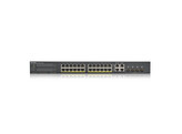 ZYXEL GS1920-24HPv2  28-Port Smart Managed Switch 24 GbE PoE  4 GbE/SFP  NebulaFlex Cloud  375W