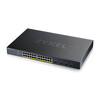 ZYXEL XGS1935-28HP  28-Port Lite-L3 Smart Managed PoE  24 GbE  4 10G SFP   NebulaFlex Cloud  375W