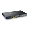 ZYXEL XGS1935-28HP  28-Port Lite-L3 Smart Managed PoE  24 GbE  4 10G SFP   NebulaFlex Cloud  375W