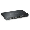 ZYXEL XGS4600-32 L3 Managed Switch  24 GbE  4 GbE/SFP  4 10G SFP   stackable  2 PSU