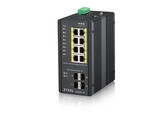 ZYXEL RGS200-12P  12 Port managed PoE Switch  240 Watt PoE  DIN Rail  IP30  12-58V DC