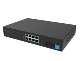 Eagle Eye Switch SW10g Complete  8 Port Gb Managed PoE  Switch with 2xSFP  Monthly w/1Year Commit