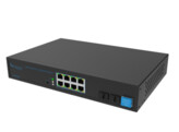 Eagle Eye Switch SW10g Complete  8 Port Gb Managed PoE  Switch with 2xSFP  Monthly w/1Year Commit