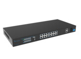 Eagle Eye Switch SW20g Complete  16 Port Gb Managed PoE  Switch with 2xUp and 2xSFP  M w/1Y Commit