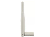 ACCELTEX 2.4/5/6 GHz 2/3/3 dBi 1 Element Omni White Antenna with RPSMA