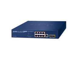 PLANET GS-4210-8UP2S IPv6/IPv4  8x 1000T 802.3bt 95W PoE  2x 100/1000X SFP Man Switch 180W PoE