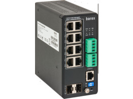 BAROX RY-LPITE-802GBTME Switch for DIN rail  1GBit/s  with management  statiscUm Routing and extende