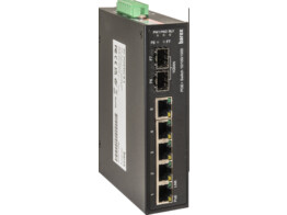 BAROX PC-PIGE502-B-2 Switch DIN-rail 5x1G  4xPOE max 120W budget  No mgmt  ext temp