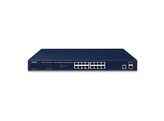 PLANET GS-4210-16T2S 16-Port 10/100/1000Base-T   2-Port 1000MBPS SFP L2/L4 SNMP Man
