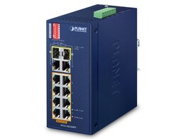PLANET IFGS-1022HPT Industrial 8-Port 10/100TX 802.3at PoE   2-Port Gigabit TP/SFP Combo