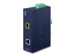 PLANET IFT-805AT Ind. Fast Eth Media Conv. SFP  -40 to 75 deg C 