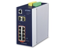 PLANET IGS-10020HPT L2 SNMP Manageable 8-Port Gbit POE  AT  Switch 2-Port Gbit