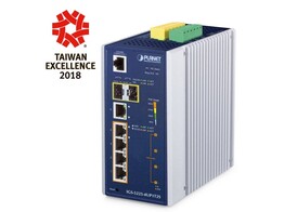 PLANET IGS-5225-4UP1T2S Industrial L2 /L4 4-Port 60W 1000T Ultra PoE  1-Port 1000T