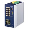 PLANET IGS-5225-8P4S Industrial L2 /L4 8-Port 1000T 802.3at PoE 4-port 1000X SFP
