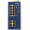 PLANET IGS-5225-8P4S Industrial L2 /L4 8-Port 1000T 802.3at PoE 4-port 1000X SFP