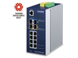PLANET IGS-5225-8T2S2X Industrial L2 /L4 8-Port 1000T   2-port 100/1000X SFP   2-port