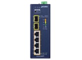 PLANET IGS-624HPT 6-Port Gbit Switch with 4-Port 802.3AT POE  plus 2-port 1000X