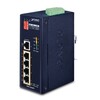 PLANET ISW-504PT IP40 4-Port 10/100TX 802.3at PoE   1-Port 10/100TX Industrial Fast Ethernet Switch
