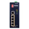 PLANET ISW-504PT IP40 4-Port 10/100TX 802.3at PoE   1-Port 10/100TX Industrial Fast Ethernet Switch