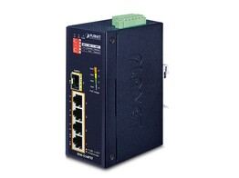 PLANET ISW-514PTF IP40 4-Port 10/100TX 802.3at PoE   1-Port 100FX SFP switch