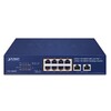 PLANET FSD-1008HP 8-Port 10/100TX 802.3at PoE   2-Port 10/100TX Desktop Switch