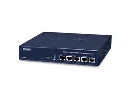 PLANET VR-100 5-Port 10/100/1000T VPN Security Router  Dual-WAN Failover and Load Balancing  Cyber S