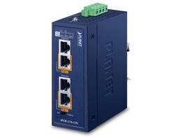 PLANET IPOE-270-12V IP30 Industrial 2-Port Multi-gigabit 802.3bt PoE   Injector