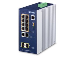 PLANET IGS-4215-8P2T2S IP30 Industrial L2/L4 8-Port 10/100/1000T 802.3at PoE   2-Port 10/100/1000T