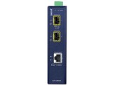PLANET IGT-1205AT IP30 Industrial 10/100/1000T to 2-Port 100/1000X SFP Gigabit Media Converter
