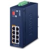 PLANET IPOE-470-12V IP30 Industrial 4-port 10/100/1000T 95W 802.3bt PoE   Injector Hub w/12V Booster