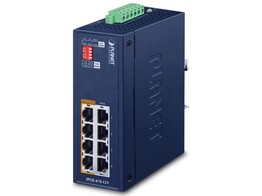PLANET IPOE-470-12V IP30 Industrial 4-port 10/100/1000T 95W 802.3bt PoE   Injector Hub w/12V Booster