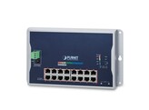 PLANET WGS-4215-16P2S IP30  IPv6/IPv4  16-Port 1000T 802.3at PoE   2-Port 100/1000X SFP