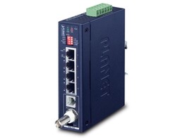 PLANET IVC-234G IP30 Industrial GbitE Extender w/ G.vectoring  4-Port 10/100/1000T RJ45  -40 to 75C 